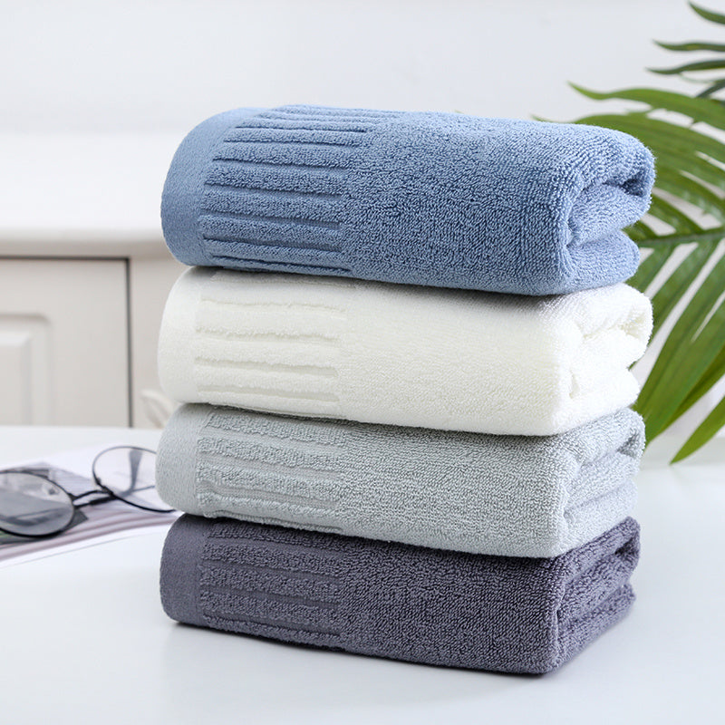 4 Packs Of Towels, Pure Cotton, Adult Face And Bath, Household