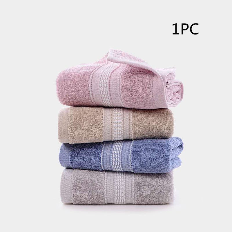 4 Packs Of Towels, Pure Cotton, Adult Face And Bath, Household