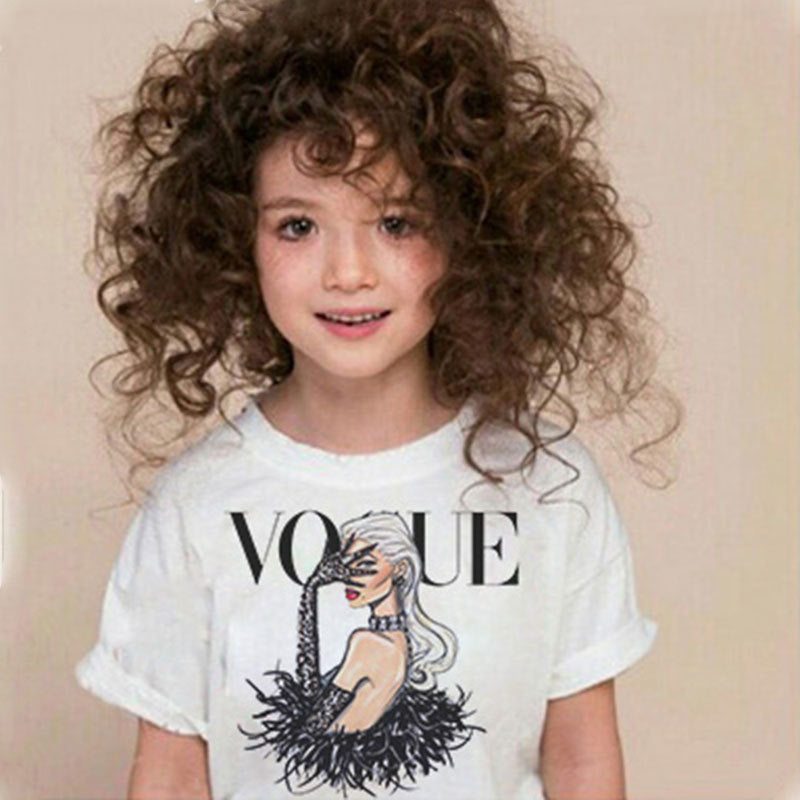 Children's retro short sleeve top