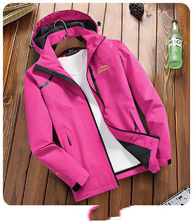 Outdoor Sports Mountaineering Clothing Loose Large Size Single Layer Jacket