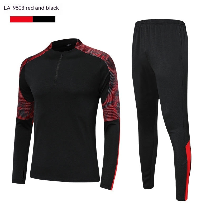 Soccer Suit Set Men's Long Sleeve Training Clothes Competition Team