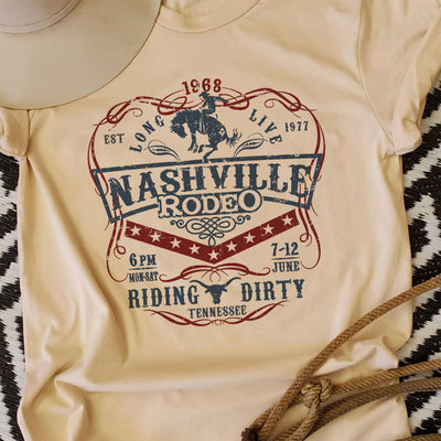 Nashville Rodeo Western Graphic T-Shirt Women's Vintage