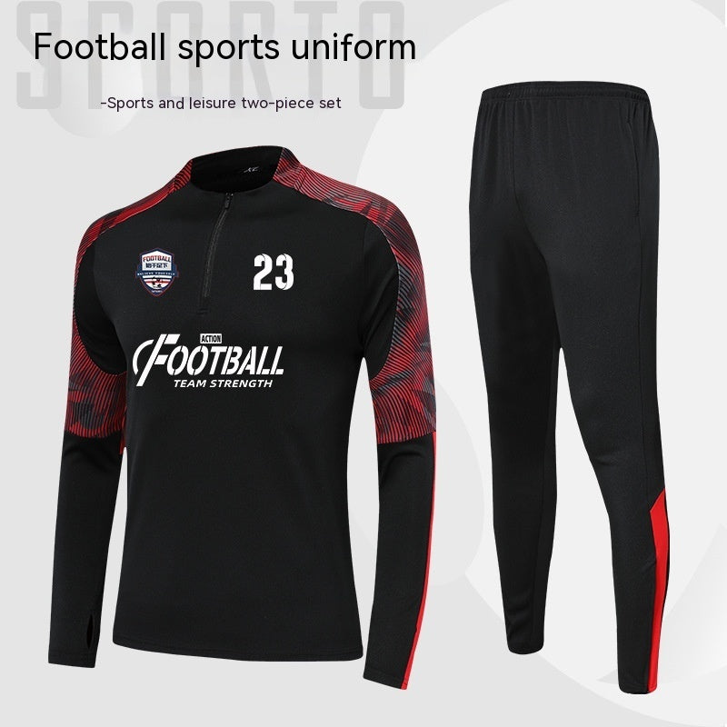 Soccer Suit Set Men's Long Sleeve Training Clothes Competition Team